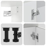 Set Mobili da Cucina 7 pz Kalmar Grigio Cemento in Truciolato