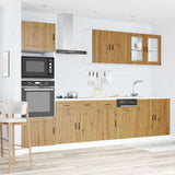 Set Mobili da Cucina 7 pz Kalmar Rovere Artigianale Truciolato