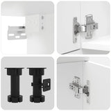 Set Mobili da Cucina 7 pz Lucca Bianco Legno truciolato