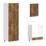 Set Mobili da Cucina 7 pz Lucca Rovere Fumo Legno truciolato