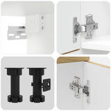 Set Mobili da Cucina 7 pz Porto Rovere Sonoma in Truciolato