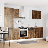 Set Mobili da Cucina 7 pz Porto Rovere Fumo Legno truciolato