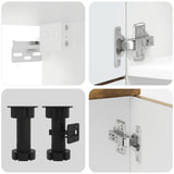 Set Mobili da Cucina 7 pz Porto Rovere Fumo Legno truciolato