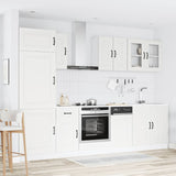 Set Mobili da Cucina 8 pz Kalmar Bianco Legno truciolato