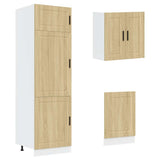 Set Mobili da Cucina 8 pz Porto Rovere Sonoma in Truciolato