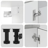 Set Mobili da Cucina 8 pz Kalmar Grigio Sonoma in Truciolato