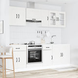 Set Mobili da Cucina 8 pz Kalmar Bianco Legno truciolato