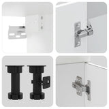 Set Mobili da Cucina 8 pz Kalmar Bianco Legno truciolato