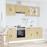 Set Mobili da Cucina 8 pz Kalmar Rovere Sonoma in Truciolato