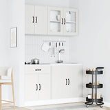 Set Mobili da Cucina 4 pz Kalmar Bianchi Legno truciolato