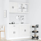 Set Mobili da Cucina 4 pz Porto Bianchi Lucido in Truciolato