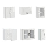 Set Mobili da Cucina 11 pz Kalmar Bianchi Lucido in Truciolato