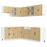 Set Mobili da Cucina 11 pz Kalmar Rovere Sonoma in Truciolato
