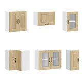 Set Mobili da Cucina 11 pz Kalmar Rovere Sonoma in Truciolato