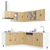 Set Mobili da Cucina 11 pz Porto Rovere Sonoma in Truciolato
