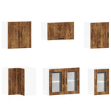 Set Mobili da Cucina 11 pz Lucca Rovere Fumo in Truciolato