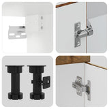 Set Mobili da Cucina 11 pz Lucca Rovere Fumo in Truciolato