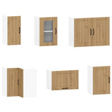 Set Mobili da Cucina 11 pz Kalmar Rovere Artigianale Truciolato