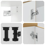 Set Mobili da Cucina 11 pz Kalmar Rovere Artigianale Truciolato