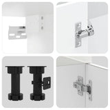 Set Mobili da Cucina 11 pz Porto Bianchi Lucido in Truciolato