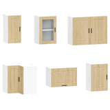 Set Mobili da Cucina 11 pz Porto Rovere Sonoma in Truciolato