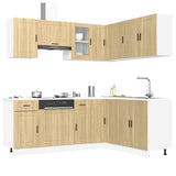 Set Mobili da Cucina 11 pz Porto Rovere Sonoma in Truciolato