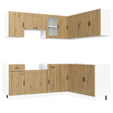 Set Mobili da Cucina 11 pz Porto Rovere Artigianale Truciolato