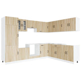 Set Mobili da Cucina 14 pz Kalmar Rovere Sonoma in Truciolato