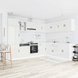 Set Mobili da Cucina 14 pz Porto Bianchi Lucido in Truciolato