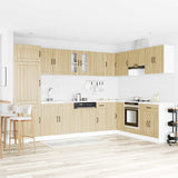 Mobiletto per lavabo con porta Lucca 2 pcs Rovere Sonoma