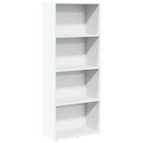 Libreria Bianca 60x30x152 cm in Legno truciolato