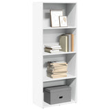 Libreria Bianca 60x30x152 cm in Legno truciolato