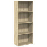 Libreria Rovere Sonoma 60x30x152 cm in Legno truciolato