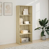 Libreria Rovere Sonoma 60x30x152 cm in Legno truciolato