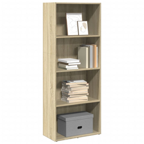 Libreria Rovere Sonoma 60x30x152 cm in Legno truciolato