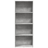 Libreria Grigio Cemento 60x30x152 cm in Legno truciolato