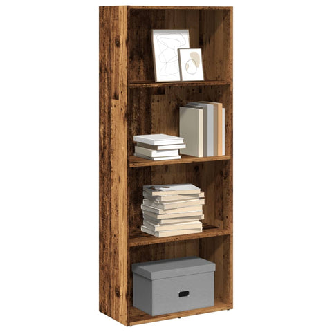 Libreria Legno Antico 60x30x152 cm in Legno truciolato