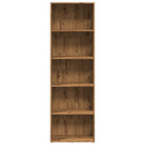 Libreria Rovere Artigianale 60x30x189 cm in Legno truciolato
