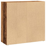 Libreria Legno Antico 80x30x77 cm in Legno truciolato