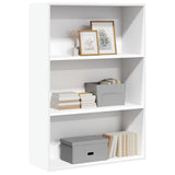 Libreria Bianca 80x30x114 cm in Legno truciolato