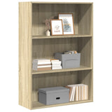 Libreria Rovere Sonoma 80x30x114 cm in Legno truciolato