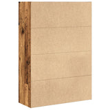 Libreria Legno Antico 80x30x114 cm in Legno truciolato
