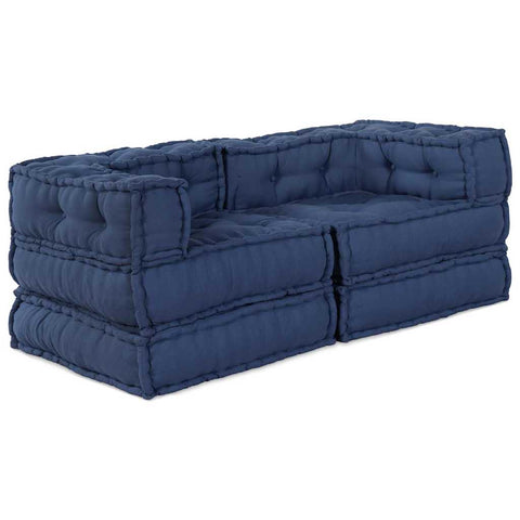 Cuscino 2 pcs Blu 70 x 70 x 54 cm Poliestere