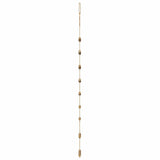 Alberi di Natale sospesi con stelle in alto 2 pz 55x120 cm Ramo naturale