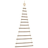 Albero di Natale sospeso con stella superiore 86x180 cm Ramo naturale