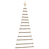 Albero di Natale sospeso con stella superiore 86x180 cm Ramo naturale