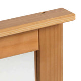 Specchio con specchio VIGO marrone ambrato 55.5 x 5 x 70 cm