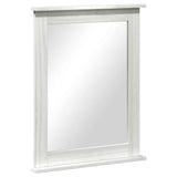 Specchio VIGO Bianco 55.5 x 5 x 70 cm Legno di pino massello