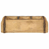 Vassoio 4 pcs Marrone 30 x 14 x 9 cm Legno Recuperato Massello