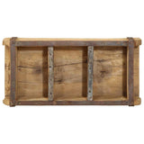 Vassoio 4 pcs Marrone 30 x 14 x 9 cm Legno Recuperato Massello